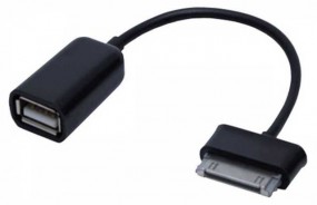 USB-OTG (On-the-go)Kabel, Samsungstecker 30 pin - USB-A-Buchse