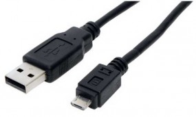 USB-Anschlusskabel USB 2.0, A-Stecker auf USB-Micro-B-Stecker, 1,80 m